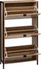 Schuhschrank ALIAJ, 3 Fächer, 63,2 x 24 x 122 cm Produktbild-Vorschau 2