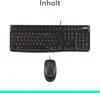 Logitech MK120 - Klávesnica a myš - drôtová SK - čierna Náhľad obrázku produktu 41