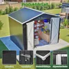 Geräteschuppen Gerätehaus Metall Fundament Gartenhaus Produktbild-Vorschau 4