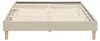 Homestyle4u Polsterbett 140x200 mit Lattenrost Beige Produktbild-Vorschau 10