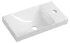 Sapho AGOS wastafel van gietmarmer, zonder overloop, 40x22 Productafbeelding-voorbeeld 1