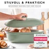 Brottrommel Maxi, oval, 6,5 l, Keramik, atmungsaktiv Produktbild-Vorschau