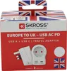 Adaptateur de voyage Europe to UK + USB A+CPD 20W Voir les images du produit 8