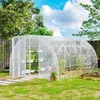 Outsunny Serre de jardin tunnel 4 x 3 x 2 m 12 m² avec 2 Voir les images du produit 2