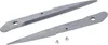 Two metal blades and two screws on a white background. Produktbild-Vorschau