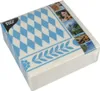 Servietten 1/4-Falz 40 cm x 40 cm "Bayrisch Blau" Produktbild-Vorschau 2