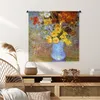MuchoWow® Wandteppich Wandbehang Vase mit Gänseblümchen und Produktbild-Vorschau 6