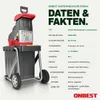 ONBEST Gartenhäcksler Elektro | 2800W mit Stopfer | bis 4,4 Produktbild-Vorschau 14
