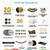 Celejoy® 20 Jahre 92-teilig Schwarz & Gold Produktbild-Vorschau 2