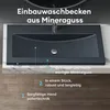 doporro Waschbecken Einbauwaschbecken aus mineralguss in Produktbild-Vorschau 3