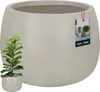 KOTARBAU® Pflanzkübel Blumenkübel Beige Fiberclay Ecolite Produktbild-Vorschau 1