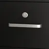 Empfangstheke L-Form 140x80x120cm Schwarz, mit Produktbild-Vorschau 5