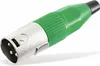 S/CONN maximum connectivity XLR-Stecker, grün (55002-G) Produktbild-Vorschau 1