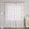 Joyswahl Vorhang Voile Gardine mit Kräuselband Ausbrenner Produktbild-Vorschau 1