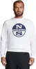 North Sails Felpe 691001000bianco0101, Taglia: 182 Anteprima dell’immagine prodotto 3