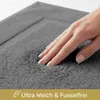 Lavea® 4er Set Badematte 50x80 cm, Badezimmerteppich 100% Produktbild-Vorschau 4