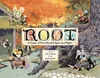 The image is the box art for the board game Root, featuring anthropomorphic animal characters in a woodland setting. Produktbild-Vorschau