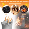 UISEBRT Stainless Steel Rocket Stove Fire Bowl - Portable Produktbild-Vorschau 7
