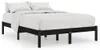vidaXL Massief houten bed, zwart, grenen, 200x200 cm Productafbeelding-voorbeeld 1