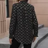 Damenhemden Elegante Lässige Langen Bluse Lose Print Produktbild-Vorschau 6