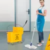 Wózek czyszczący HOMCOM z prasą do mopa, wiadro 20 l z Podgląd zdjęcia produktu 2