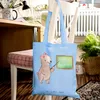 Mr. & Mrs. Panda Tote Bag Dozentin Herz - Sky Blue - Produktbild-Vorschau 4