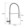 A diagram of a kitchen faucet with dimensions indicated. Produktbild-Vorschau