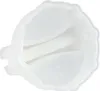 A close-up, slightly angled view of a white plastic part, possibly a cap or cover, with some text molded into its surface. Produktbild-Vorschau