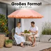 Mica Decorations Neigbarer Sonnenschirm mit Rüschen - Produktbild-Vorschau 4