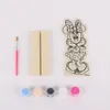 Minnie Maus Malset Holzfiguren zum Ausmalen für kreative Produktbild-Vorschau 3