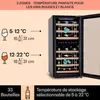 Klarstein Cave a Vin, Réfrigérateur à Vin avec Porte en Voir les images du produit 3