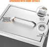 SucceBuy Drop-In Ice Chest, 14" L x 12" W x 18" H Stainless Podgląd zdjęcia produktu 5