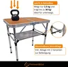 Campingtisch faltbar Höhenverstellbar 26/50/62 cm  Camping Produktbild-Vorschau 3