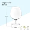 Conjunto de 2 vasos para coñac de 550 ml, transparentes, de Vista previa de la imagen del producto 2