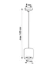 Hängeleuchte ORBIS 1 weiß 1xGU10 10W Aluminium 110x10x10cm Produktbild-Vorschau 24