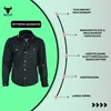 BULLDT Herren Motorradhemd Jeansjacke Jeanshemd Produktbild-Vorschau 6