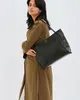 Große Damen Handtasche Shopper Schultertasche Kunstleder Produktbild-Vorschau 3