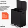 Klarstein EcoVista poubelle - Tri sélectif 40 L avec bac à Voir les images du produit 5