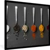 MuchoWow® Gerahmtes Poster Gewürze - Löffel - Tisch - Produktbild-Vorschau 1