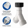Gabelanschluss Doppelanschluss PVC für 3/4 Zoll Produktbild-Vorschau 4