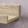 Eikenhouten wandplank, gebleekt, L70cm, MDF, smal Productafbeelding-voorbeeld 5