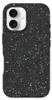 A black phone case with colorful speckles and a circular pop socket attachment. Náhled obrázku produktu
