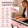 Digitální klavír COSTWAY s 61 klávesami, sluchátky, Náhled obrázku produktu 4