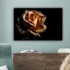MuchoWow® - Leinwandbilder - Rose - Gold - Blumen - Produktbild-Vorschau 4