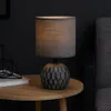 Luxus - Tischlampe Oslo - Rot - H26xØ14 - Armatur E14 - Produktbild-Vorschau 6