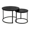 Hawthyhome Couchtisch-Set 2 Stücke Beistelltisch aus Holz Produktbild-Vorschau 7