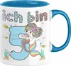 5. Geburtstag Mädchen Geschenk Meerjungfrau Geschenk Tasse Produktbild-Vorschau 1