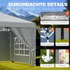 Arvioo Pavillon 3x3m mit Seitenwänden, Pop Up Faltpavillon Produktbild-Vorschau 7