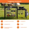 Warmounts Grilltisch Klappbar 110x45x75 cm, BBQ Produktbild-Vorschau 7