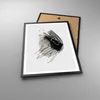 Gerahmtes Poster - Schwarzer Rahmen - Abstraktion dunkel Produktbild-Vorschau 3